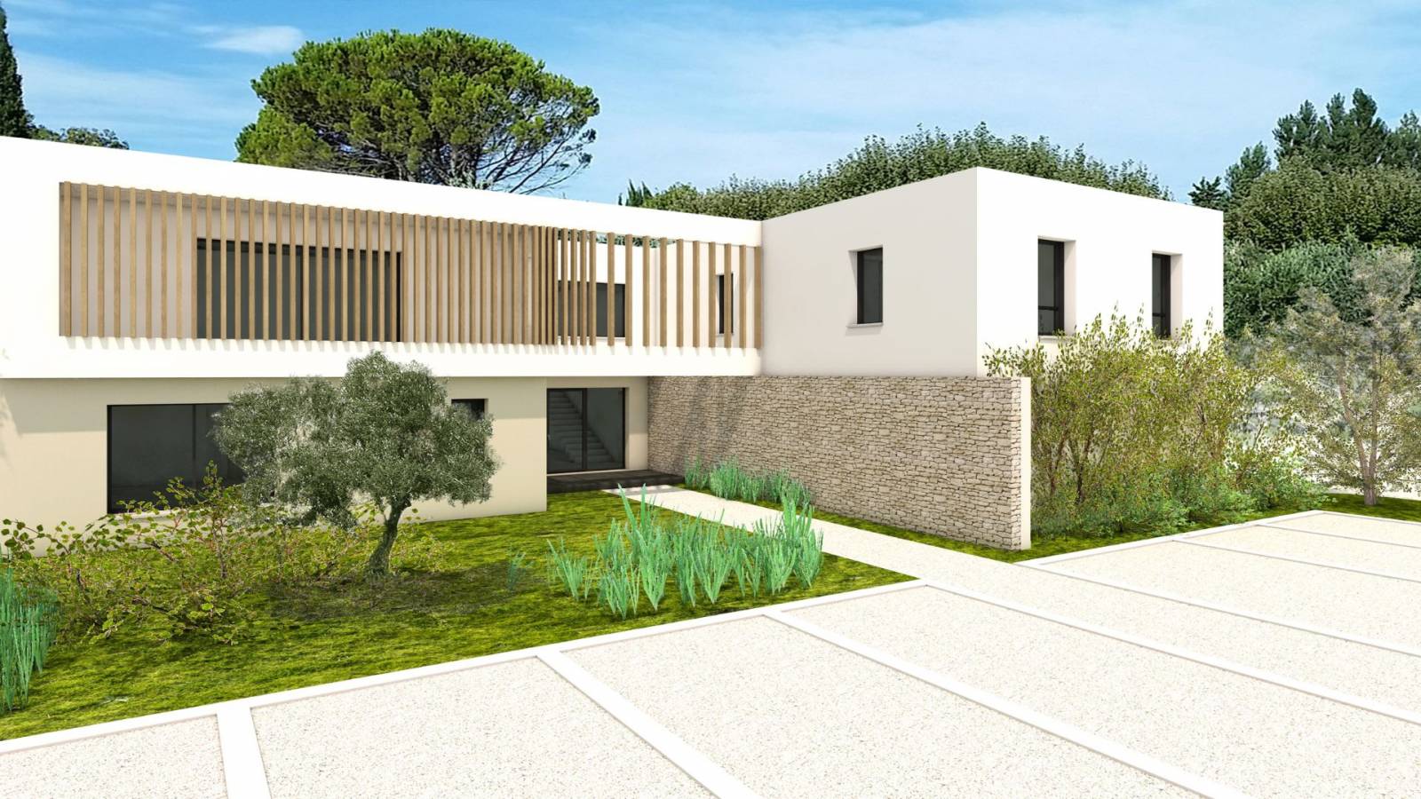 Ouverture du chantier de construction de nos futurs locaux professionnel sur la commune d'Eguilles dans les Bouches du Rhône