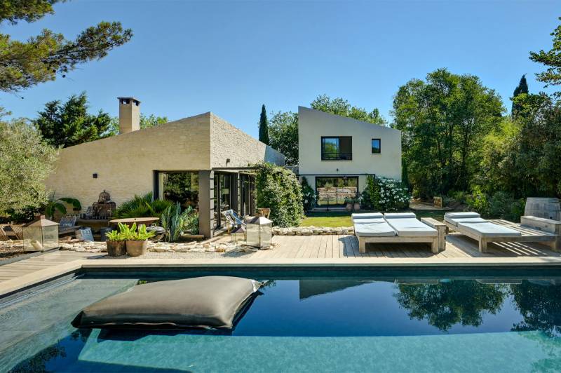 Une maison contemporaine qui casse les codes, à Aix en Provence dans les Bouches du Rhône